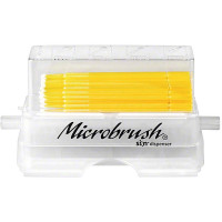 Microbrush® Applikatoren Plus Serie - Kit 50 Applikatoren sárga, fein, 1,5 mm, 1 Dispenser - MPD