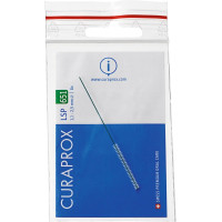 Curaprox LSP (Long Stem Plastified), Fogköztisztító kefe, szuperfinom, fehér, 8 darab