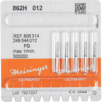 Diamanten 862, gyémántcsiszoló, fekete, ISO 012, FG, 5 darab