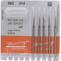 Diamanten 862, gyémántcsiszoló, kék, ISO 014, HP, 5 darab