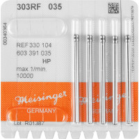 Mandrell (303) (ISO 35), Kézidarab (HP, Ø 2,35 mm, ISO 104) ISO 35, Nemesacél, 5 darab