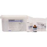 compact lab putty Eco-Set 8 kg Eimer, 3 x 50 ml Flaschen cat compact flüssig, 2 Dosierlöffel