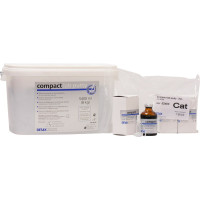 compact lab putty Eco-Set 8 kg Eimer, 3 x 50 ml Flaschen cat compact flüssig, 2 Dosierlöffel