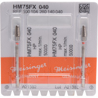 HM-Fräser, (frézer), 75FX, ISO 040, HP, 2 darab