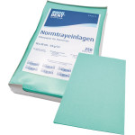 Normtrayeinlagen - 250 darabos csomag, 28 x 18 cm, hellgrün - 23286