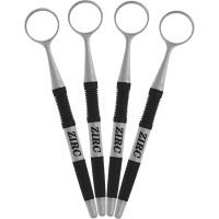 Crystal HD Mundspiegel Soft Grip - 4 darabos csomag, szürke/fekete, méret 5, Ø 24 mm - 50Z362