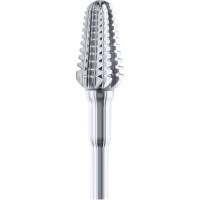 Labor frézer (Q-fogazás) (ISO 40), Kézidarab (HP, Ø 2,35 mm, ISO 104, 44,5 mm) ISO 40 durva, Keresztvágatú fogazás (ISO 137), Keményfém, 8 mm, 1 darab