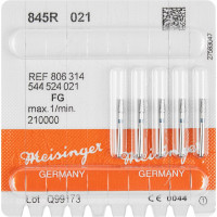 Diamanten 845R, gyémántcsiszoló, kék, ISO 021, FG, 5 darab