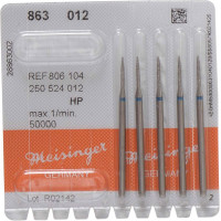 Diamanten 863, gyémántcsiszoló, kék, ISO 012, HP, 5 darab