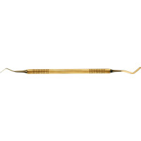 TiN Komposite Spatel nach Heidemann - 1 db, Figur 0,2 / 2,0 mm, 17 cm, flexibel, Achtkant Griff - jan.86