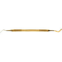 TiN Komposite Spatel nach Heidemann - 1 db, Figur 1, 2,5 / 2,5mm, 17 cm, flexibel, Achtkant Griff - febr.86