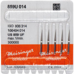 Diamanten 859, gyémántcsiszoló, fehér, ISO 014, FG, 5 darab
