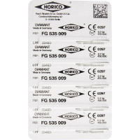 Diamant FG 535, gyémántcsiszoló, ISO 009, 5 darab Diamant FG 535, gyémántcsiszoló, ISO 009, 5 darab