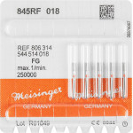 Diamanten 845R, gyémántcsiszoló, piros, ISO 018, FG, 5 darab