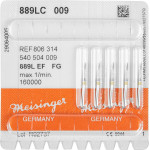Diamanten 889L, gyémántcsiszoló, sárga, ISO 009, FG, 5 darab