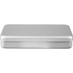 ALUMINIUM BOX leer - 1 db, silber, 18 x 9 x 3 cm - PN180016-1
