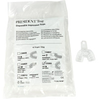 PRESIDENT® Abformlöffel - 12 darabos csomag, Frontzähne felső/alsó méret 9 - C6909