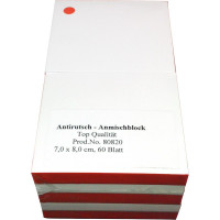 Anmischblöcke - 10 darabos csomag, universal, 60 Blatt, Antirutsch, zweiseitig geblockt, 7 x 8 cm - 80820
