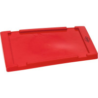 Fedél, piros, 2, 1 darab