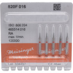 Diamanten 820, gyémántcsiszoló, piros, ISO 016, HP, 5 darab