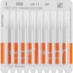 Stahlbohrer 3, acél-fúró, ISO 006, HP, 10 darab