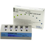 IPS e.max (CAD) (Sirona) (I 12) (High Translucency) (C3), CAD/CAM-blokk (Kerámia), téglalap alakú, biokompatibilis, Üvegkerámia, 5 darab