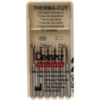 Therma-Cut (ISO 16) (25 mm), Fúró, Turbina (FG, Ø 1,6 mm, ISO 314, 19 mm) ISO 16 forgó, Gömb, Nemesacél, 25 mm, 6 darab