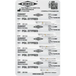 Diamanten FG, gyémántcsiszoló, FGL277F023-5, 5 darab Diamanten FG, gyémántcsiszoló, FGL277F023-5, 5 darab