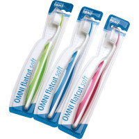 Omni (Flatcut) (Soft), Fogkefe, puha, 1 darab