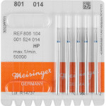 Diamanten 801, gyémántcsiszoló, kék, ISO 014, HP, 5 darab