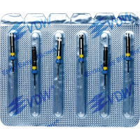 FlexMaster® gyökércsatorna tágító, 25 mm, Taper.02 ISO 020, 6 darab