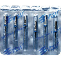 FlexMaster® gyökércsatorna tágító, 25 mm, Taper.02 ISO 045, 6 darab