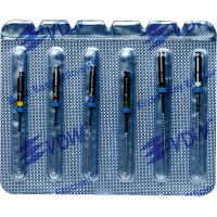 FlexMaster® gyökércsatorna tágító, 25 mm, Taper.02 ISO 020-045, 6 darab