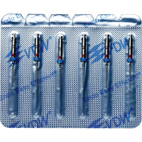 FlexMaster® gyökércsatorna tágító, 21 mm, Taper.04 ISO 025, 6 darab