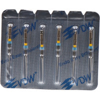 FlexMaster® gyökércsatorna tágító, 25 mm, Taper.04 ISO 020, 6 darab