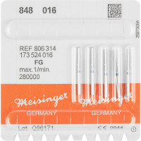 Diamanten 848, gyémántcsiszoló, sárga, ISO 016, FG, 5 darab
