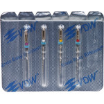 Mtwo (21 ¦ 25 mm) (4-6 %) (ISO 10-25), Gyökércsatorna reszelő (kézzel), Könyökdarab (CA, Ø 2,35 mm, ISO 204) ISO 10-25 sterilen csomagolva, forgó, Nikkel-titán, 21 - 25 mm, 4x1 darab