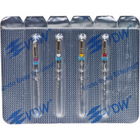 Mtwo (21 ¦ 25 mm) (4-6 %) (ISO 10-25), Gyökércsatorna reszelő (kézzel), Könyökdarab (CA, Ø 2,35 mm, ISO 204) ISO 10-25 sterilen csomagolva, forgó, Nikkel-titán, 21 - 25 mm, 4x1 darab