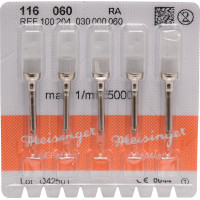 Polírozókorongok (116), Könyökdarab (CA, Ø 2,35 mm, ISO 204, 22 mm) ISO 60 fehér, Muszor sörték (Nylon), 5 mm, 5 darab