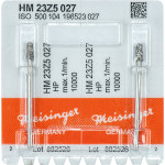 Z5 (23 R) (Meigrit), Labor frézer (Speciálfogazás), Kézidarab (HP, Ø 2,35 mm, ISO 104, 44,5 mm) ISO 23 kerek, Szilánkfogazás, Keményfém, 2 darab