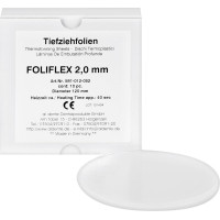 Foliflex (N) (2,0 x 120 mm), Mélyhúzó fólia, átlátszó, kerek, 10 darab