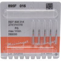 Diamanten 895, gyémántcsiszoló, piros, ISO 016, FG, 5 darab