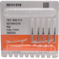 Diamanten 801, gyémántcsiszoló, fekete, ISO 016, FG, 5 darab