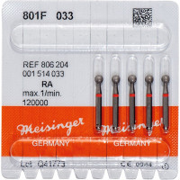 Diamanten 801, gyémántcsiszoló, piros, ISO 033, RA, 5 darab