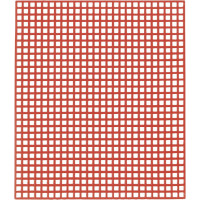 Viaszrács (C), (75 x 65 mm), piros, 20 darab