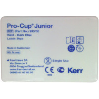 Pro-Cup Junior, polírozó, kemény, sötétkék, Latch-Type, 30 darab
