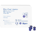 Pro-Cup Junior, polírozó, kemény, sötétkék, Screw-Type, 30 darab