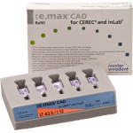 IPS e.max (CAD) (Sirona) (I 12) (Low Translucency) (A3.5), CAD/CAM-blokk (Kerámia), téglalap alakú, biokompatibilis, Üvegkerámia, 5 darab