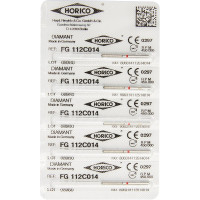 Diamant FG 112, gyémántcsiszoló, piros, ISO 014, 5 darab