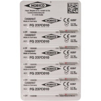 Diamant FG 237 - Packung 5 Stück rot ISO 012